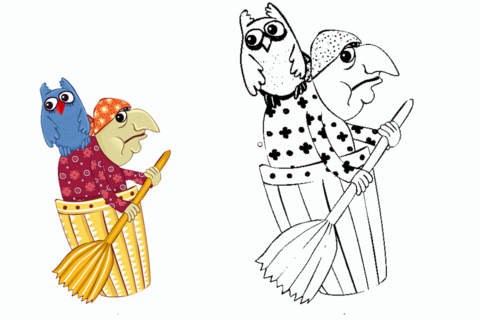 Сказки Краски Раскраски - náhled