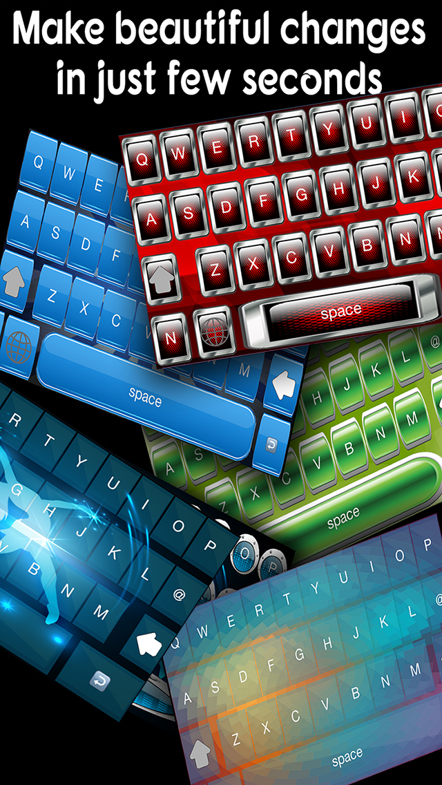 Keyboard Themes - Custom Themed Keyboards, Animated Keys & Fast Emoji Type screenshot 3