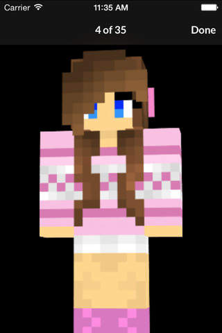 Girl Skin For Minecraft PE - náhled