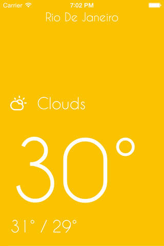 iWeather - Minimal, simple, clean weather app - náhled