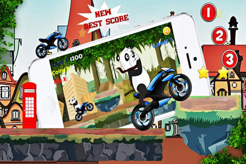 Panda Motorcycle - náhled