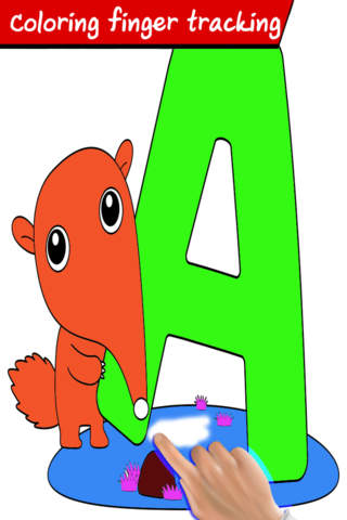 ABCD Coloration painted for kids - náhled