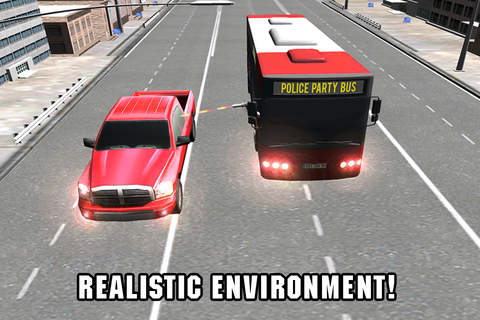 Police Party Bus Racing Simulator 3D - náhled
