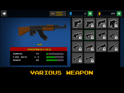 Pixel Z Hunter - 3RD GUN SHOOTING ZOMBIE SURVIVAL GAME screenshot 10
