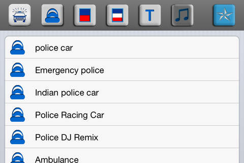 Police light and siren - náhled