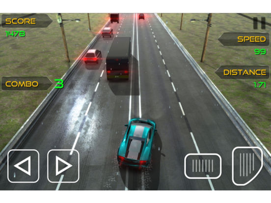 Racing in traffic - Trafikte Araba Sürme screenshot 5