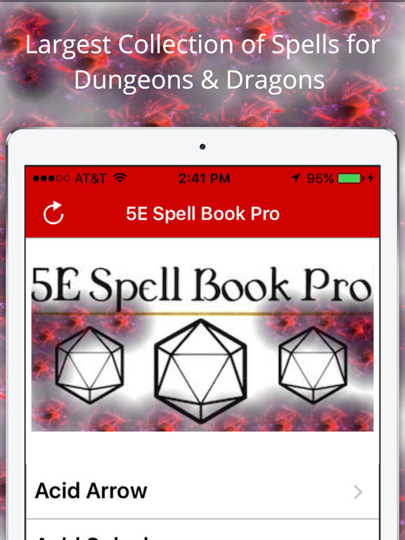 5E Spell Book Pro for Dungeons and Dragons screenshot 4