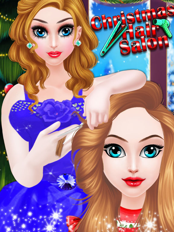 Christmas Hair Salon Spa and Hair Makeup Games | Apps | 148Apps