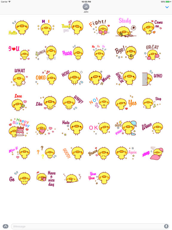 Happy Chicks Stickers Pack screenshot 3