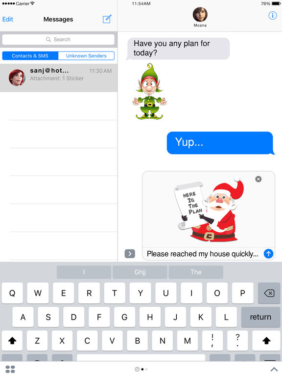 ChristmasMoji - Christmas Stickers for iMessage screenshot 6