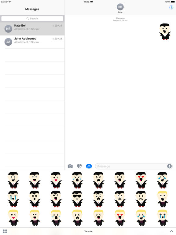 Vampires Emoji screenshot 7