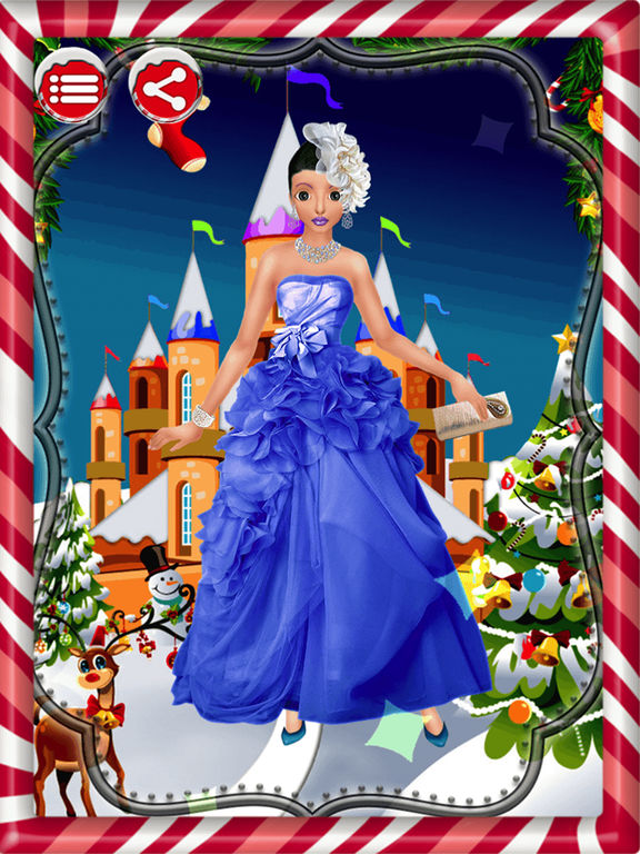 Royal Princess Dressup - Christmas Girl Fashion screenshot 9