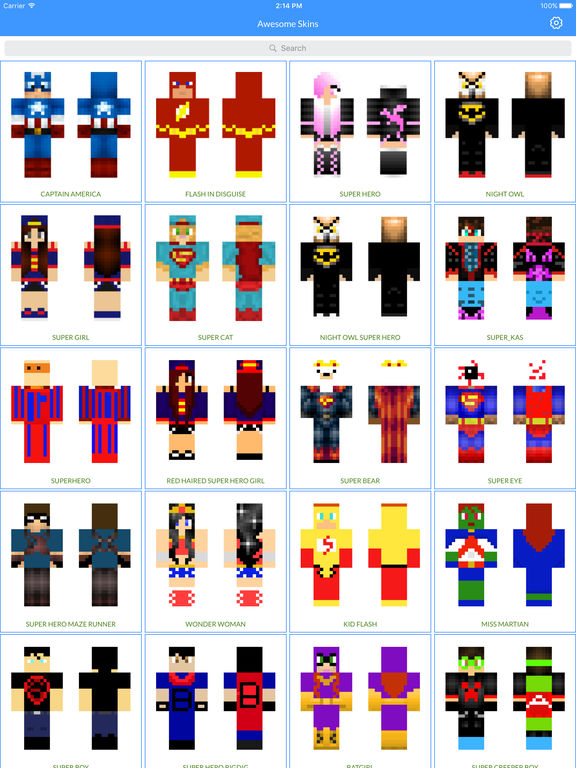 App Shopper: New Super Hero Skins of 2016 - Awesome looking Super Hero ...