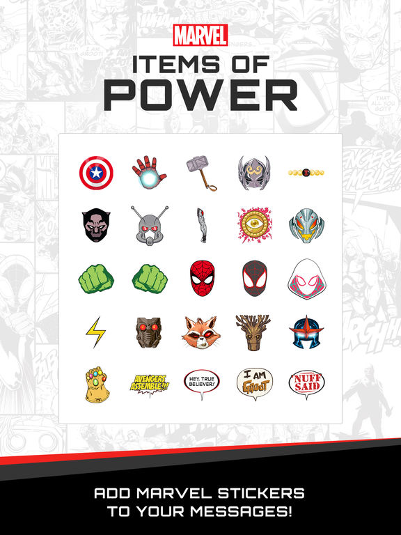 Items of Power Stickers screenshot 6
