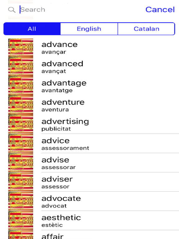Catalan Dictionary GoldEdition screenshot 8