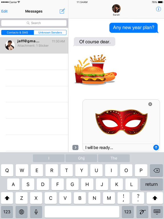 New Year 2017 & Holiday Stickers for iMessage screenshot 6